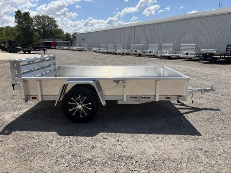 New 2026 SPORT HAVEN AUT 610DS-F (6' X 10') 2.9K Utility Trailer w/ Bi-Fold Gate