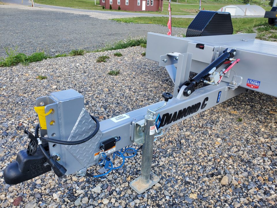 New 2026 Diamond C Trailers DSA107 Tilt Trailer / 7000 GVWR / 77"X10'