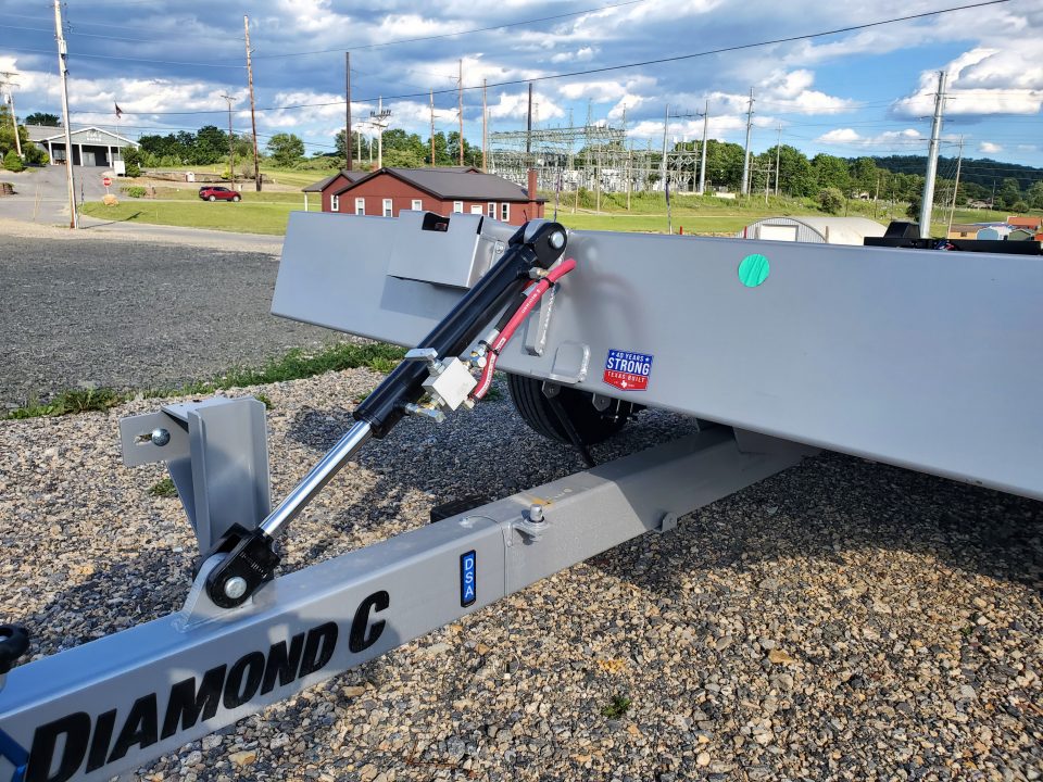 New 2026 Diamond C Trailers DSA107 Tilt Trailer / 7000 GVWR / 77"X10'