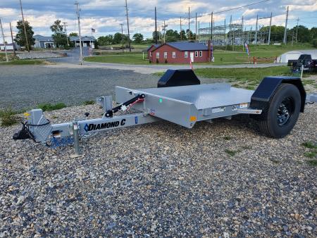 New 2026 Diamond C Trailers DSA107 Tilt Trailer / 7000 GVWR / 77 X10'