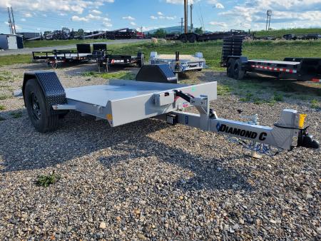 New 2026 Diamond C Trailers DSA107 Tilt Trailer / 7000 GVWR / 77"X10'