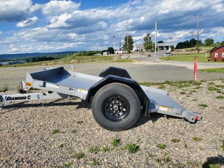 New 2026 Diamond C Trailers DSA107 Tilt Trailer / 7000 GVWR / 77"X10'