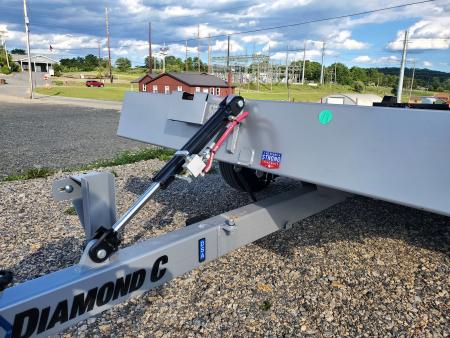New 2026 Diamond C Trailers DSA107 Tilt Trailer / 7000 GVWR / 77"X10'
