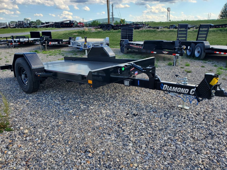 New 2026 Diamond C Trailers DSA107 Tilt Trailer / 7000 GVWR / 77"X12'