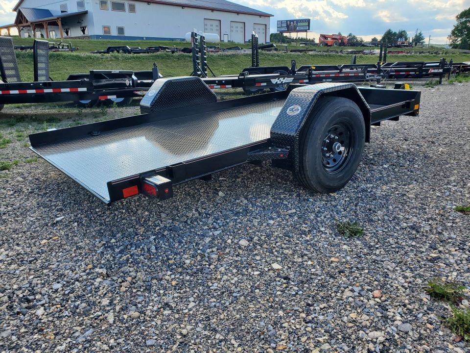 New 2026 Diamond C Trailers DSA107 Tilt Trailer / 7000 GVWR / 77"X12'