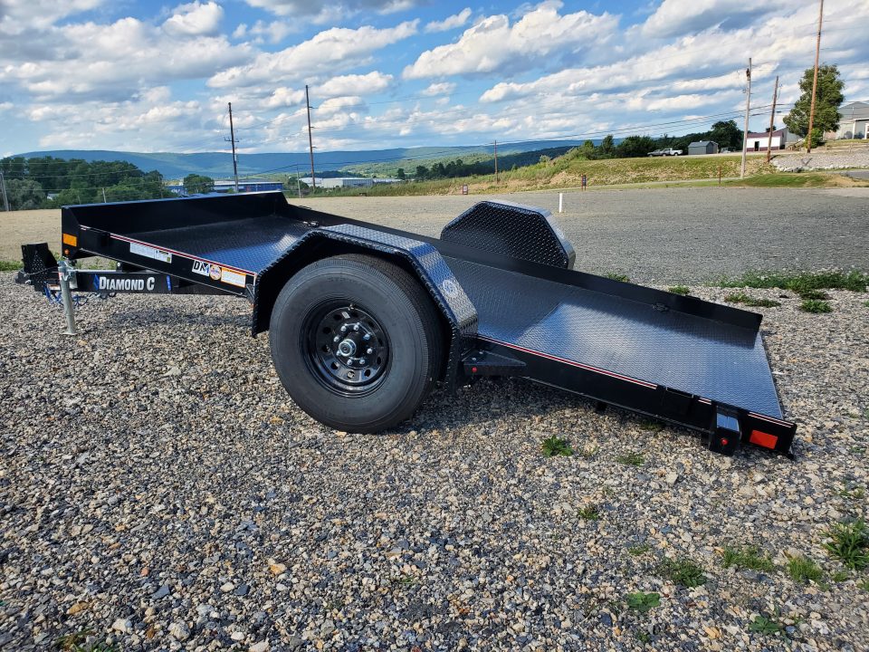 New 2026 Diamond C Trailers DSA107 Tilt Trailer / 7000 GVWR / 77"X12'