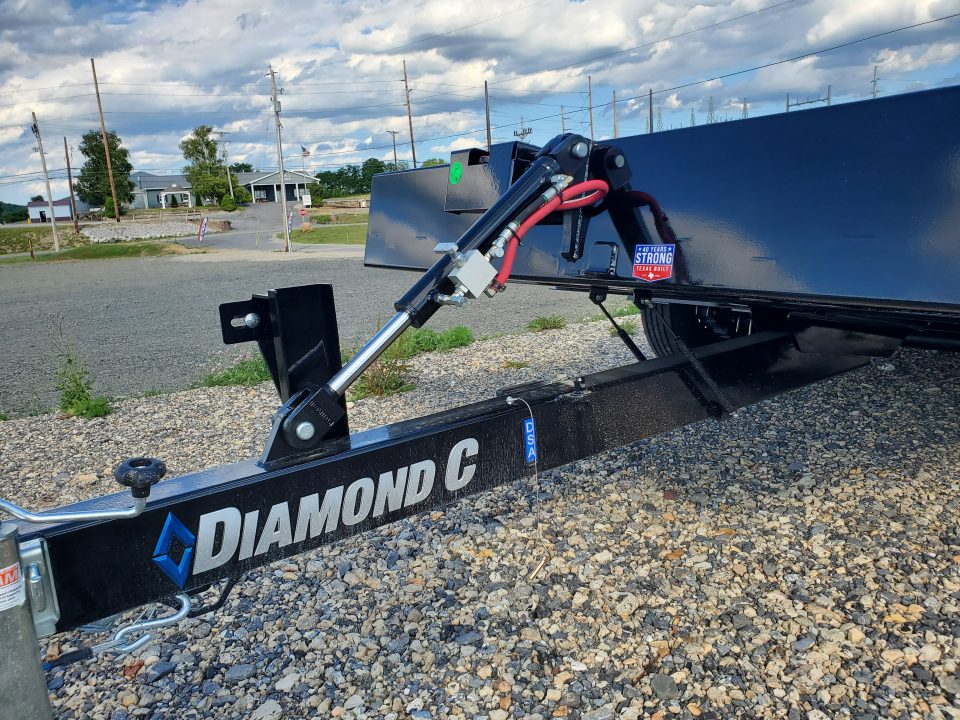 New 2026 Diamond C Trailers DSA107 Tilt Trailer / 7000 GVWR / 77"X12'