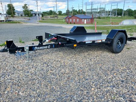 New 2026 Diamond C Trailers DSA107 Tilt Trailer / 7000 GVWR / 77 X12'