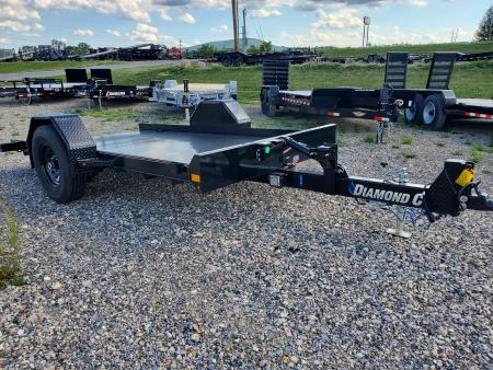 New 2026 Diamond C Trailers DSA107 Tilt Trailer / 7000 GVWR / 77"X12'
