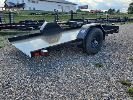 New 2026 Diamond C Trailers DSA107 Tilt Trailer / 7000 GVWR / 77"X12'