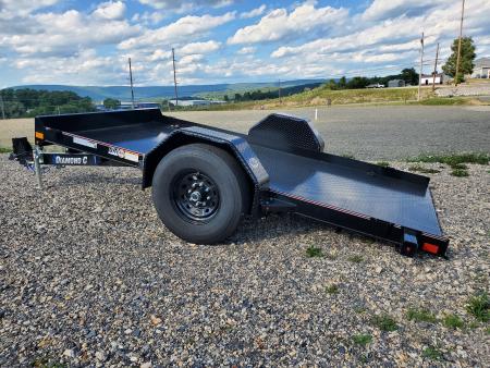 New 2026 Diamond C Trailers DSA107 Tilt Trailer / 7000 GVWR / 77"X12'