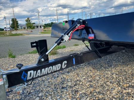New 2026 Diamond C Trailers DSA107 Tilt Trailer / 7000 GVWR / 77"X12'