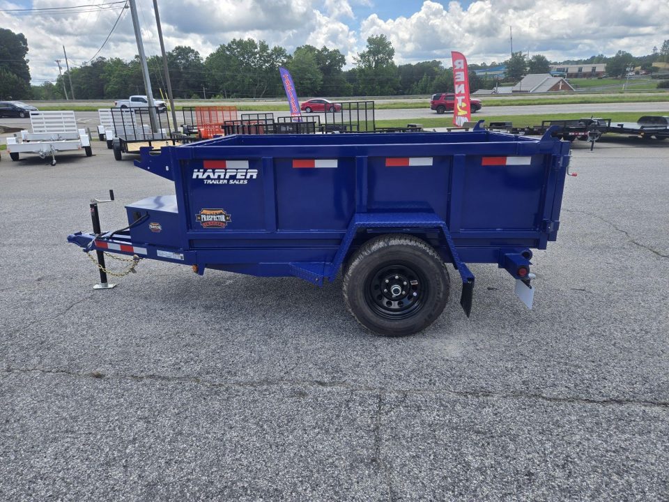 New 2026 PROSPECTOR 5X8 6K SINGLE AXLE DUMP TRAILER WITH 2' WALLS