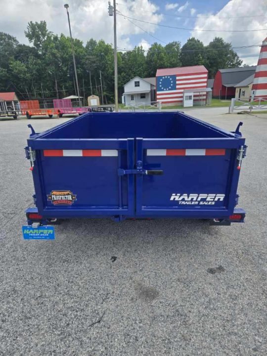New 2026 PROSPECTOR 5X8 6K SINGLE AXLE DUMP TRAILER WITH 2' WALLS
