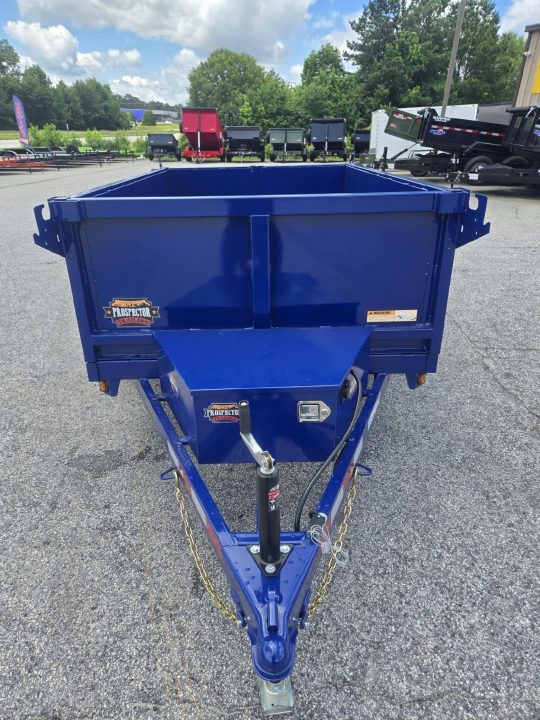 New 2026 PROSPECTOR 5X8 6K SINGLE AXLE DUMP TRAILER WITH 2' WALLS