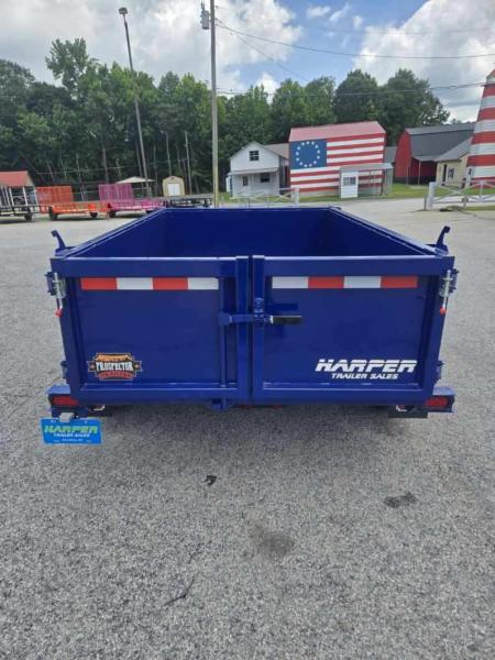 New 2026 PROSPECTOR 5X8 6K SINGLE AXLE DUMP TRAILER WITH 2' WALLS