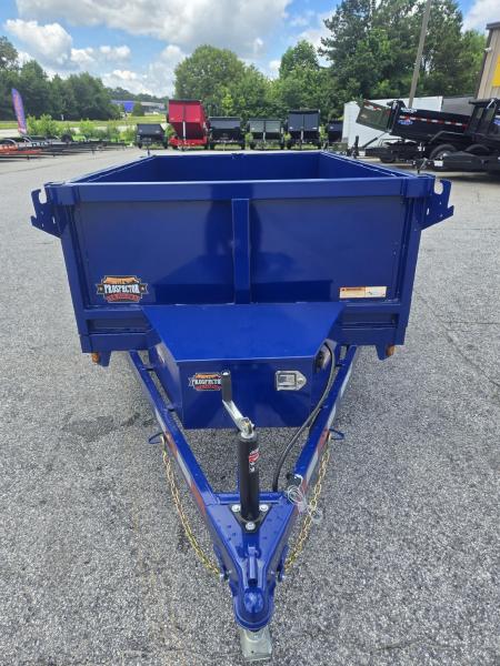 New 2026 PROSPECTOR 5X8 6K SINGLE AXLE DUMP TRAILER WITH 2' WALLS