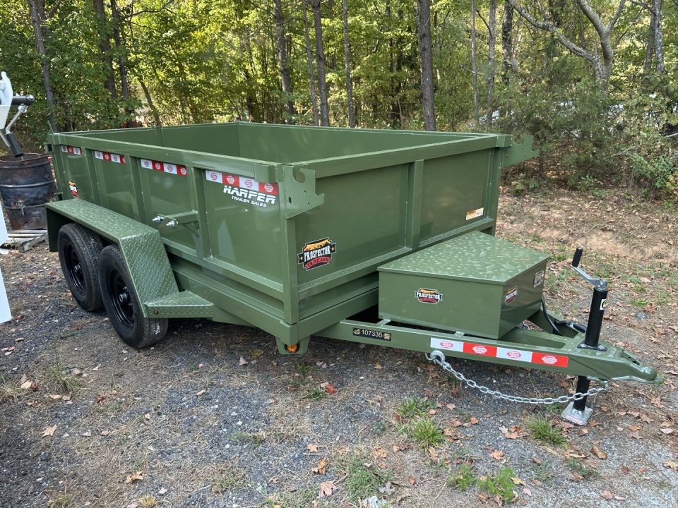 New 2026 PROSPECTOR LIGHT DUTY 6X10 7K TANDEM AXLE DUMP TRAILER WITH 2' WALLS