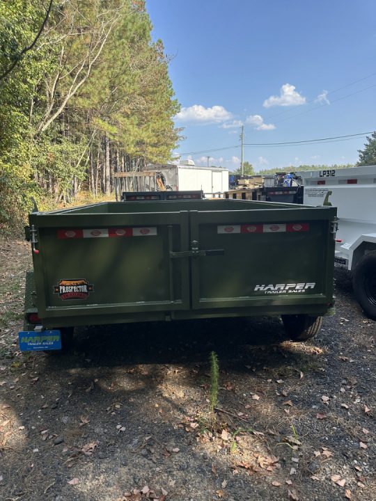 New 2026 PROSPECTOR LIGHT DUTY 6X10 7K TANDEM AXLE DUMP TRAILER WITH 2' WALLS