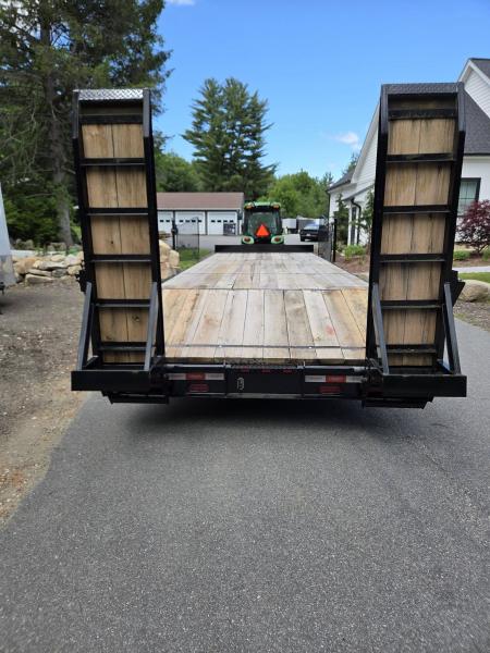 New 2026 Econoline 102X27 FOOT 10 TON EQUIPMENT TRAILER WITH 17.5 SUPER SINGLES WHEELS 16 PLY TIRES WOOD FILLED RAMPS HD Equipment Trailer