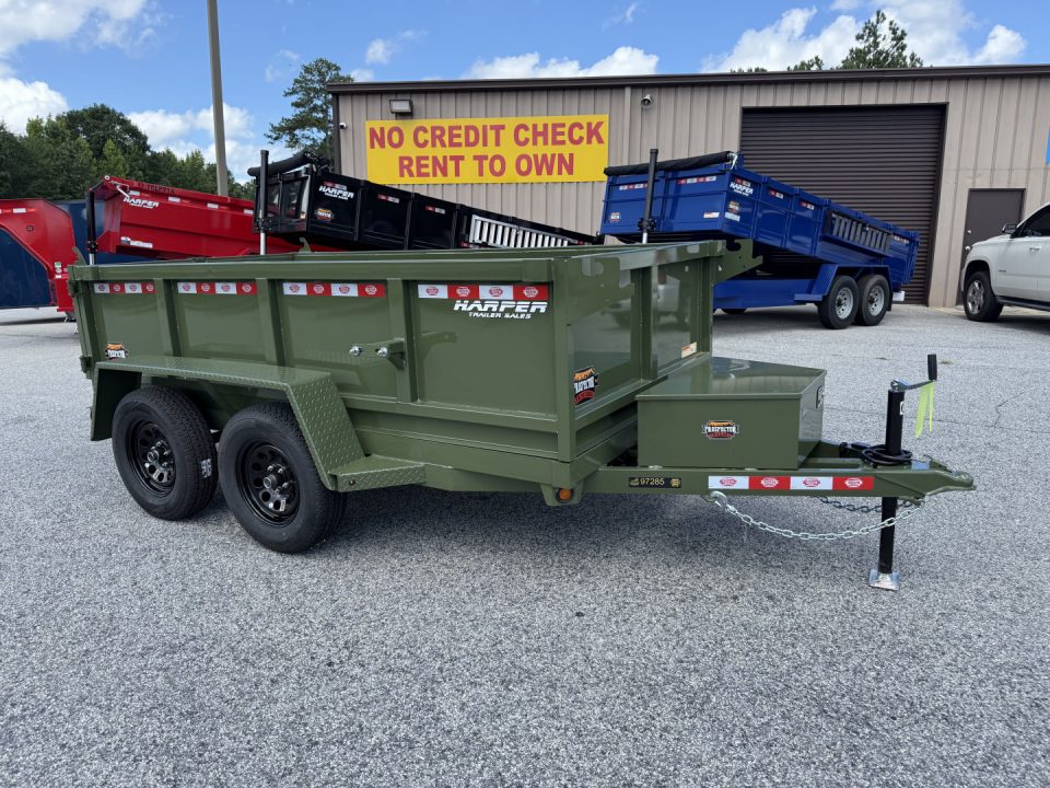 New 2026 PROSPECTOR LIGHT DUTY 5X10 7K TANDEM AXLE DUMP TRAILER WITH 2' WALLS