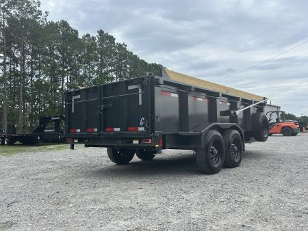 New 2026 Diamond C LPT210 7x16 Dump Trailer, 5-Stage Telescopic, 7ga Floor, 32" Sides, Swing Tarp, Hyd Jack #16,490 Payload !!!