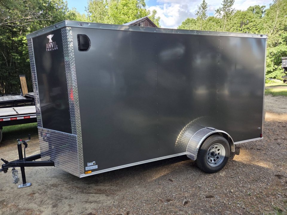 New 2026 Anvil 6x12 enclosed cargo trailer rear ramp with 6,6 interior Cargo / Enclosed Trailer