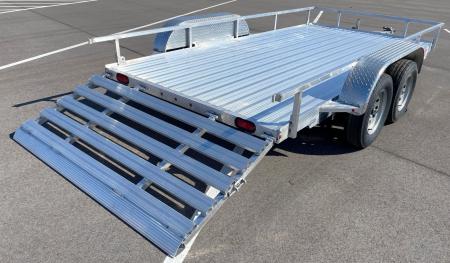 New Cherokee 14'x81" Tandem Axle Aluminum Utility Trailer 7000 GVWR