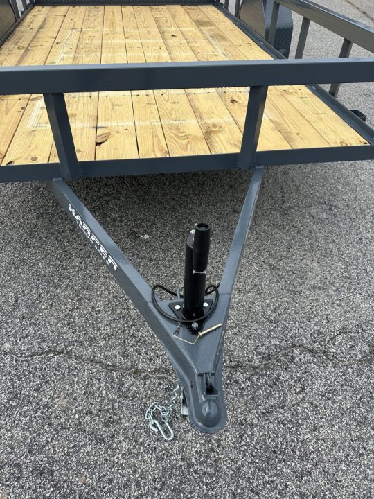 New 2026 GPS 82X12 SINGLE AXLE UTILITY TRAILER WITH SET BACK JACK