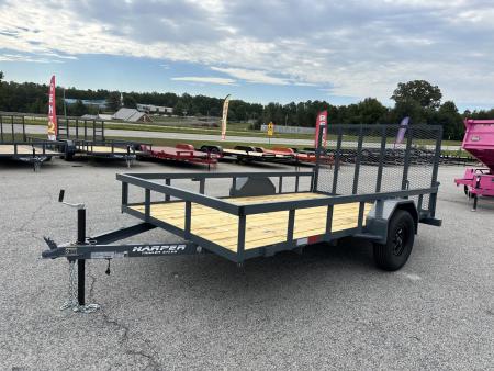 New 2026 GPS 82X12 SINGLE AXLE UTILITY TRAILER WITH SET BACK JACK
