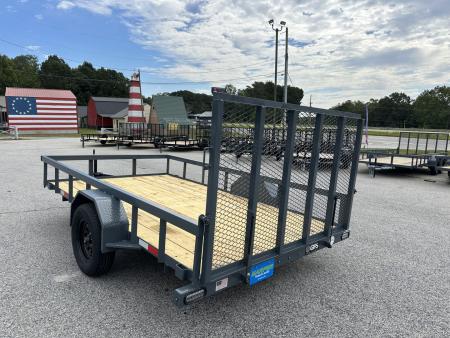 New 2026 GPS 82X12 SINGLE AXLE UTILITY TRAILER WITH SET BACK JACK