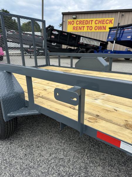New 2026 GPS 82X12 SINGLE AXLE UTILITY TRAILER WITH SET BACK JACK