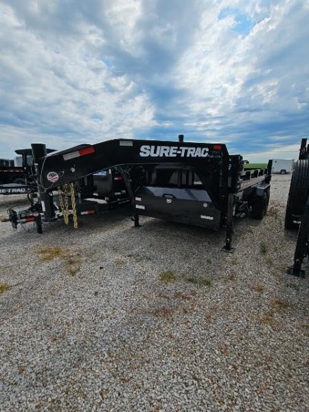 New 2026 Sure-Trac 7X16 PRO SERIES TELESCOPIC 22K GOOSENECK Dump Trailer