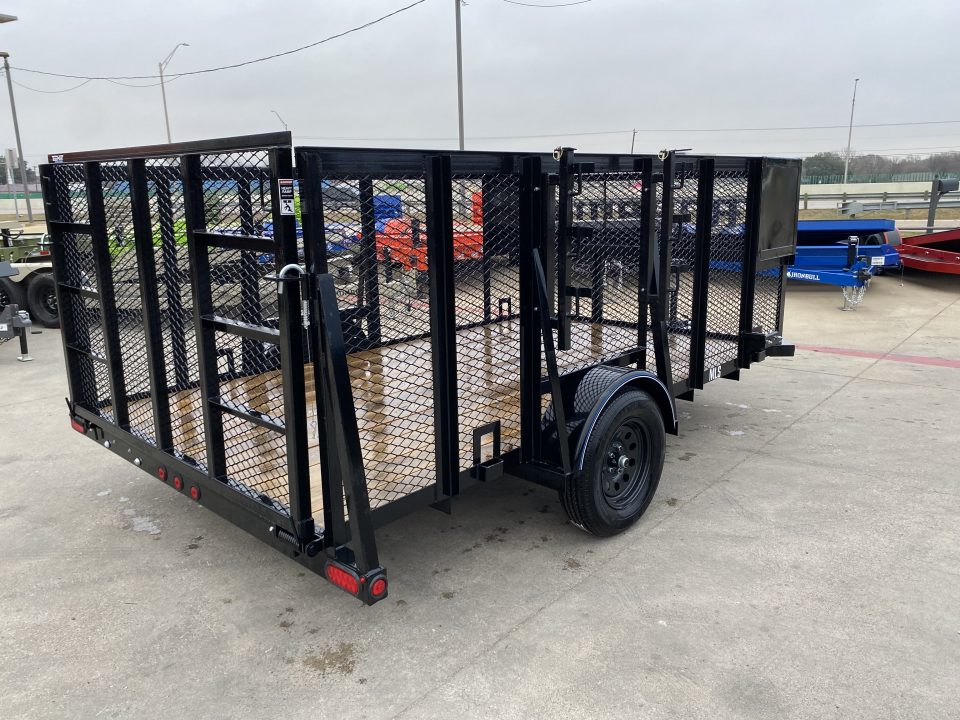 New 2026 Top Hat Trailers MLS83X12 Landscape Trailer