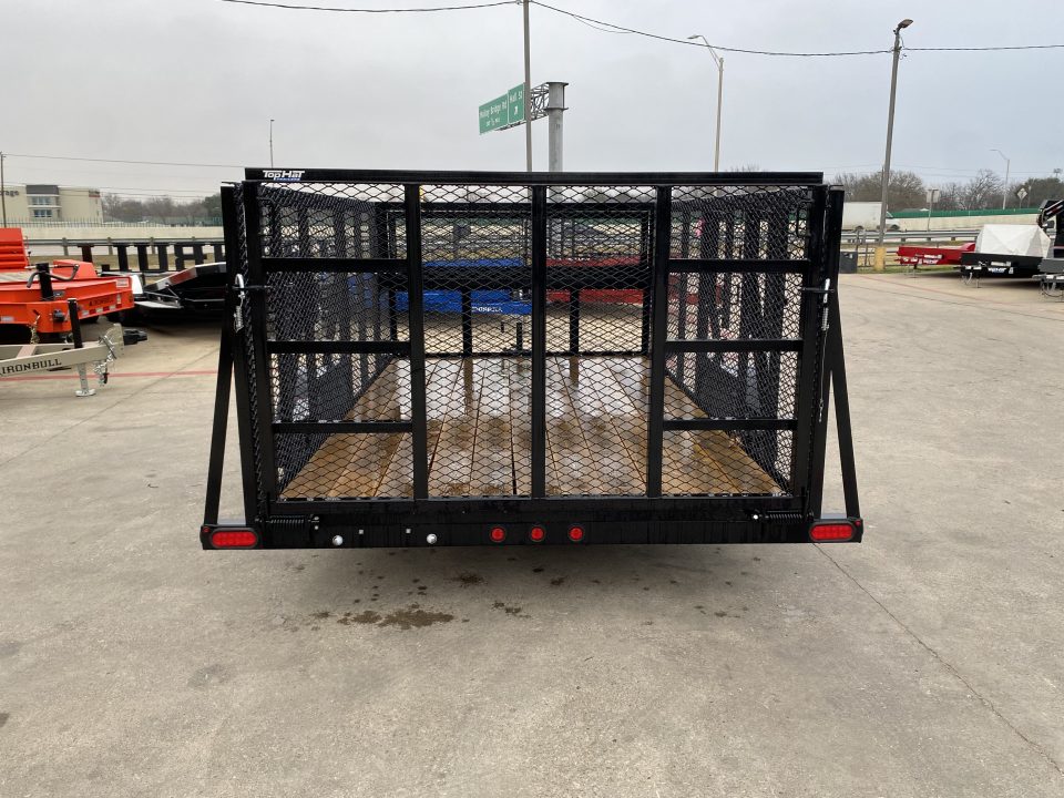 New 2026 Top Hat Trailers MLS83X12 Landscape Trailer