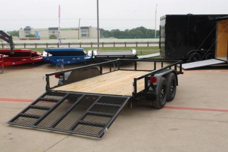 New 2026 Top Hat Trailers LDX 12'x77" Utility Trailer