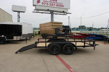 New 2026 Top Hat Trailers LDX 12'x77" Utility Trailer