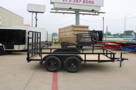 New 2026 Top Hat Trailers LDX 12'x77" Utility Trailer