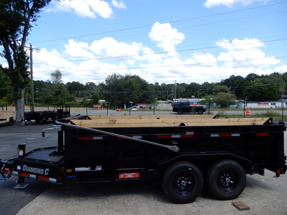 New 2027 Diamond C 82x14' Dump, 2' Sides, 3-Way Gate, Ramps LPT207