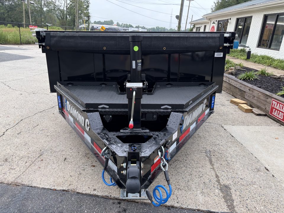 New 2027 Diamond C 82x14' Dump, 2' Sides, 3-Way Gate, Ramps LPT207