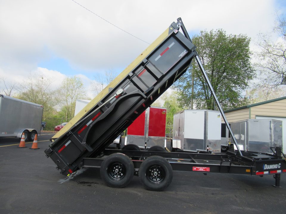 New 2027 Diamond C 82x14' Dump, 2' Sides, 3-Way Gate, Ramps LPT207