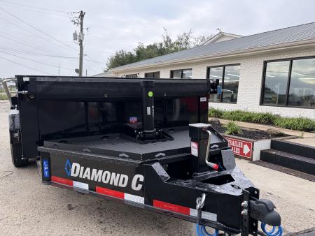 New 2027 Diamond C 82x14' Dump, 2' Sides, 3-Way Gate, Ramps LPT207
