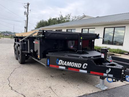 New 2027 Diamond C 82x14' Dump, 2' Sides, 3-Way Gate, Ramps LPT207