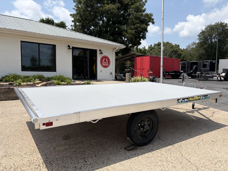 New 2027 Aluma 7x12 Raft Trailer, w/Winch & Rear Roller 8412RT