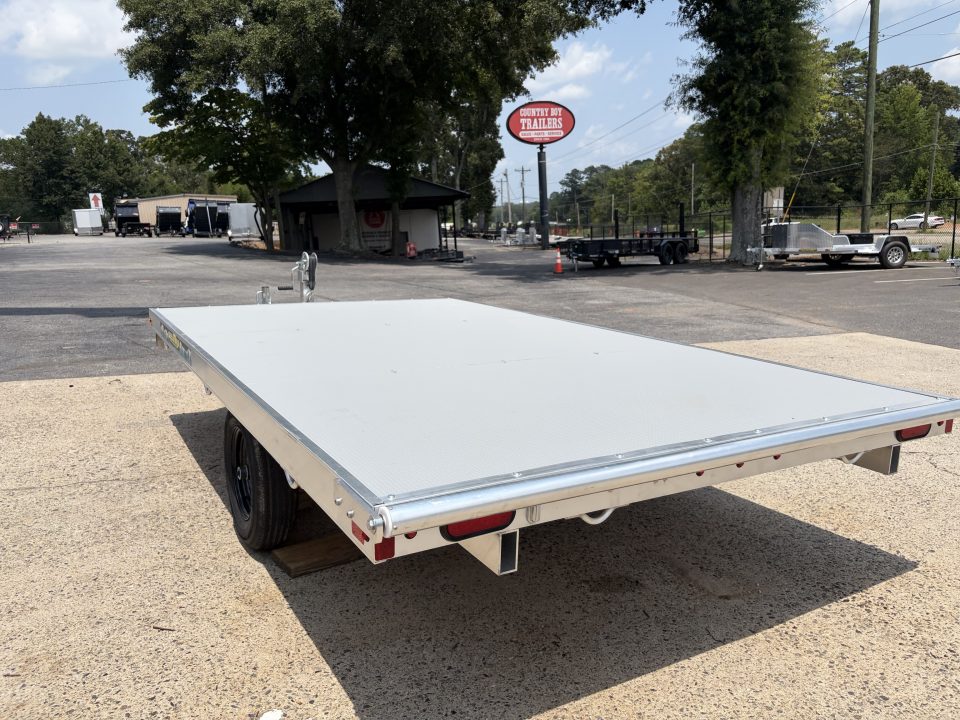 New 2027 Aluma 7x12 Raft Trailer, w/Winch & Rear Roller 8412RT
