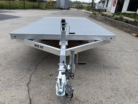 New 2027 Aluma 7x12 Raft Trailer, w/Winch & Rear Roller 8412RT