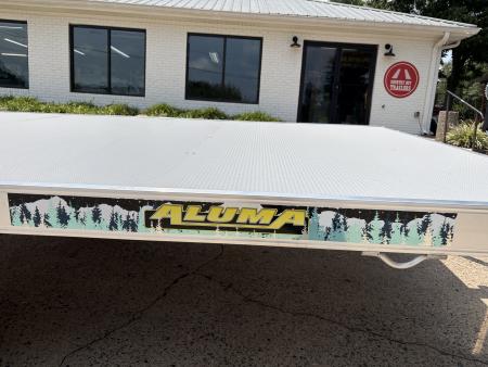 New 2027 Aluma 7x12 Raft Trailer, w/Winch & Rear Roller 8412RT
