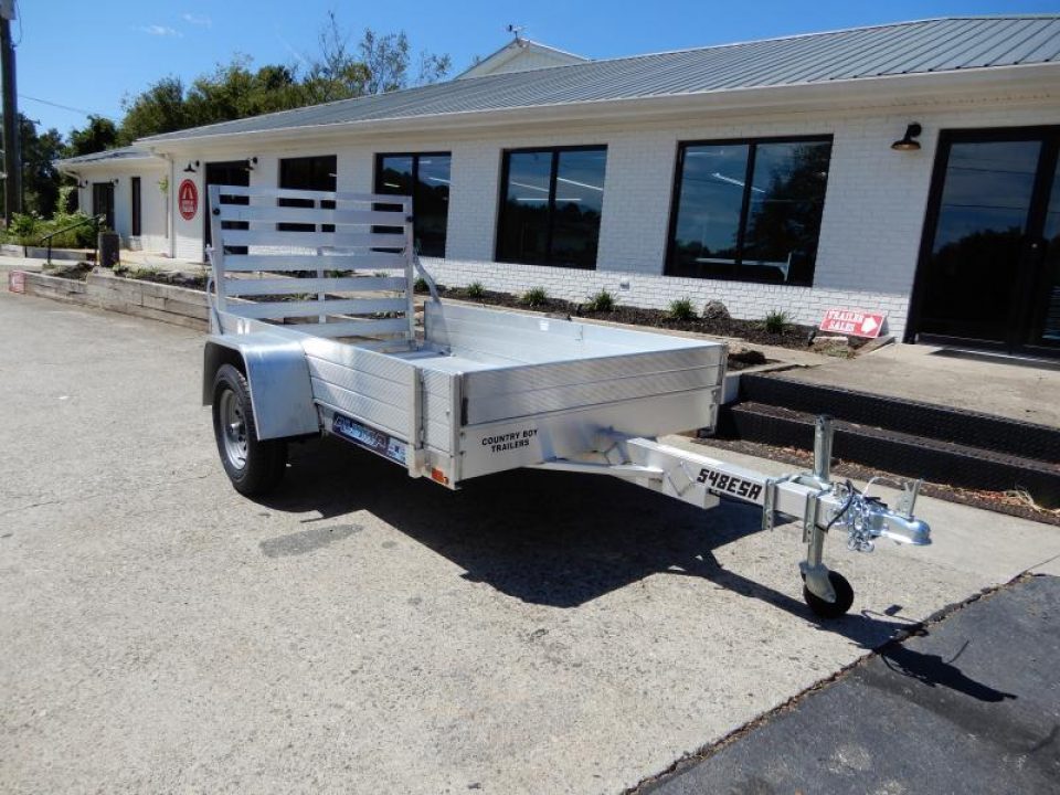 New 2027 Aluma 54x8 Utility, 12" Sides 548ESA-S