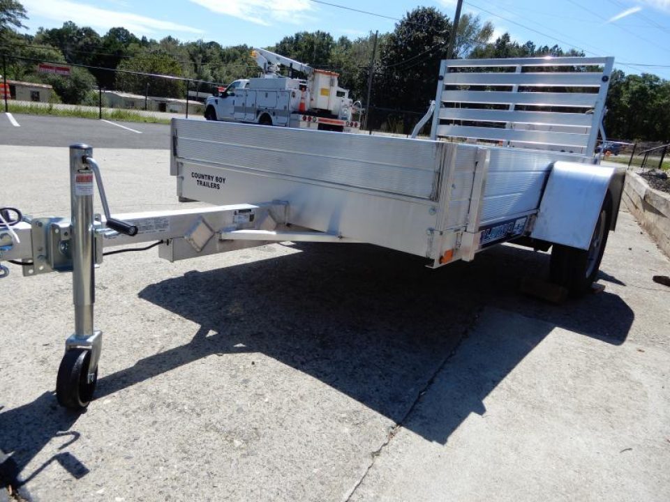 New 2027 Aluma 54x8 Utility, 12" Sides 548ESA-S