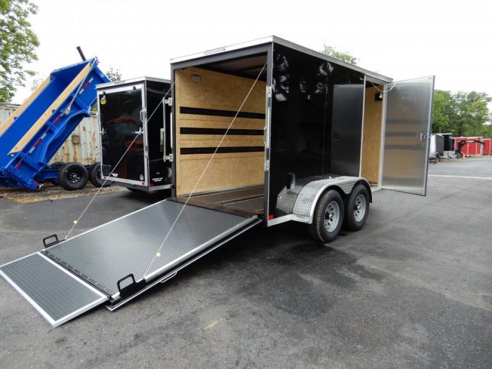 New 2026 Covered Wagon 6x12' Enclosed, 6'6" High, w/E-Track